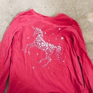 Pink unicorn shirt